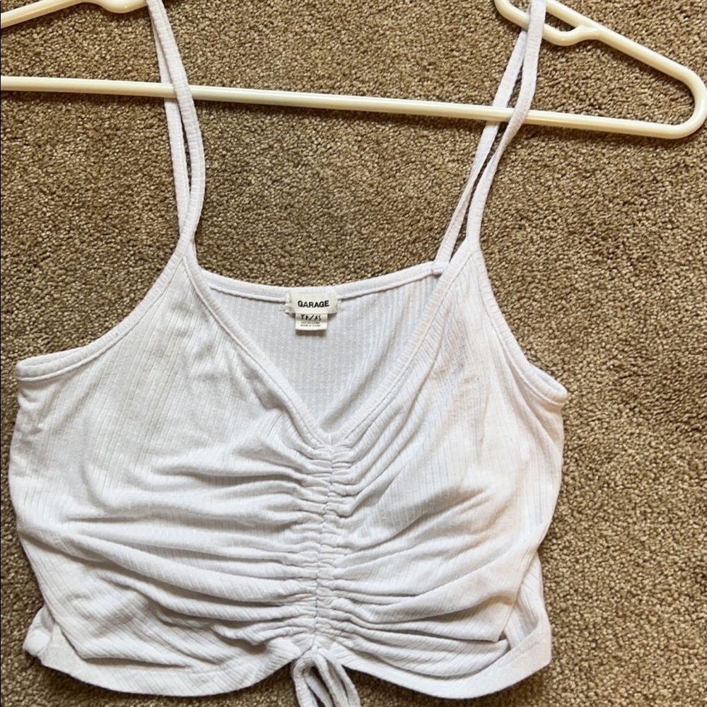 Scrunch crop top by garage